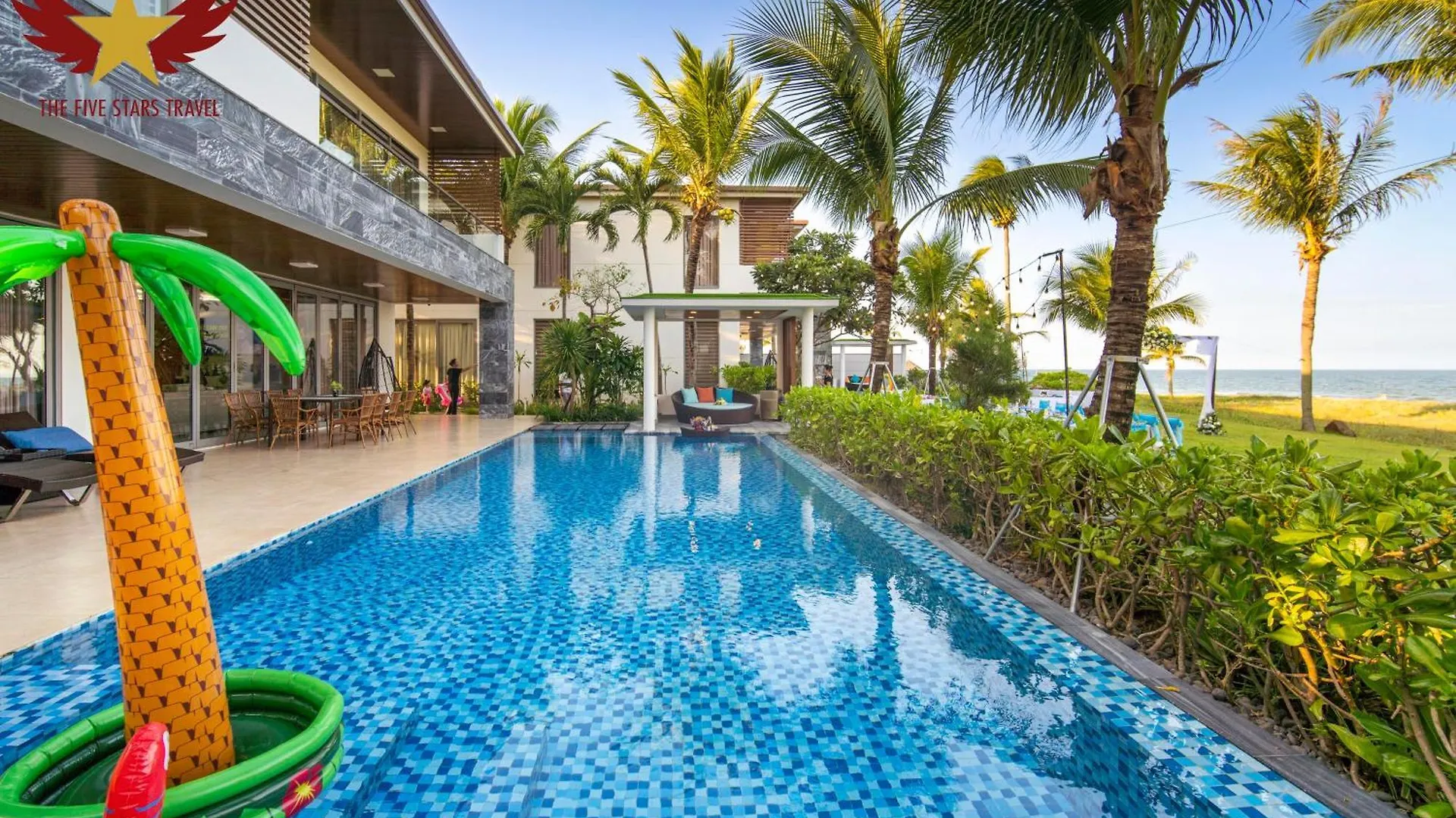 The Five Villas 8 Bedrooms Beachfront - K3 Da Nang